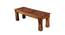 douglas Benches (Brown, Honey Oak Finish) by Urban Ladder - Front View Design 1 - 770609