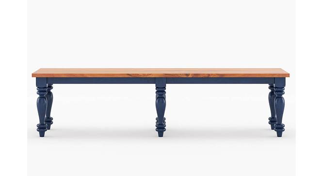 noguchi Benches (Brown, Royal Blue Finish) by Urban Ladder - Design 1 Side View - 770614