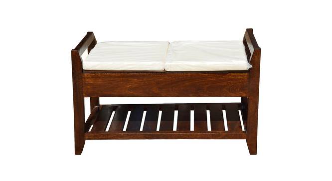 parker Benches (Brown, PROVINCIAL TEAK Finish) by Urban Ladder - Design 1 Side View - 770616