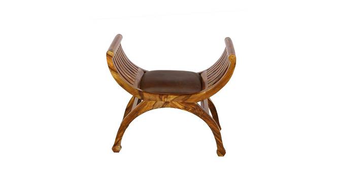 lhasa Benches (Brown, PROVINCIAL TEAK Finish) by Urban Ladder - Design 1 Side View - 770631