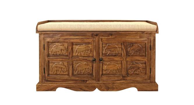mclaren Benches (Brown, PROVINCIAL TEAK Finish) by Urban Ladder - Design 1 Side View - 770633