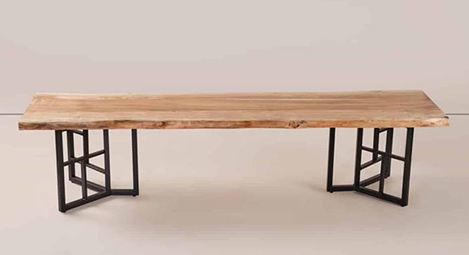 austen Benches (Natural Finish, Natural) by Urban Ladder - Design 1 Side View - 770648