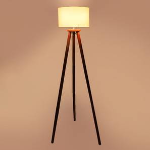 Xander White Cotton Shade Floor Lamp-image-42