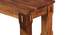 douglas Benches (Brown, Honey Oak Finish) by Urban Ladder - Design 1 Side View - 770656