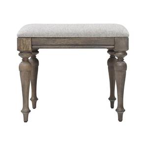 Asher Solid Wood Bench in Antique White White Finish-image-8