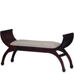 Penland Solid Wood Bench in Walnut Brown Finish-image-35