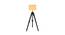 Franklin White Cotton Shade Floor Lamp (White) by Urban Ladder - Design 1 Side View - 770702