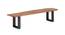 dickens Benches (Natural Finish, Natural) by Urban Ladder - Ground View Design 1 - 770705
