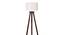 Xander White Cotton Shade Floor Lamp (White) by Urban Ladder - Ground View Design 1 - 770731