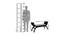vanalen Benches (Brown, PROVINCIAL TEAK Finish) by Urban Ladder - Design 1 Dimension - 770740