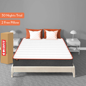 Coirfit Mattresses Design Orthopedic Pressure Relieving Memory Foam 6 inch High Resilience (HR) Foam Mattress L:78 (Queen Mattress Type, 78 x 60 in (Standard) Mattress Size, 6 in Mattress Thickness (in Inches))