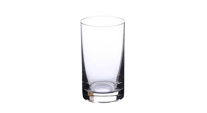 Tall Barline Water/Juice/Cocktail/Mocktail Glass Set - Set of 6 (Transperant, Set of 6 Set) by Urban Ladder - Design 1 Side View - 771736