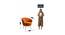 Seymour Leatherette Gaming Chair (Black & Blue) by Urban Ladder - Dimension Design 1 - 