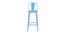 Adley Metal Bar Chair in Glossy Finish-blue (Blue Finish) by Urban Ladder - Close View Design 1 - 