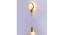 Carl LED Metal Wall lamp (Gold) by Urban Ladder - Front View Design 1 - 