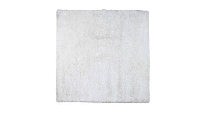 Echo Rectangle carpet (Beige, Grey, Light Brown, Silver, White) (White, 3 x 2 Feet Carpet Size) by Urban Ladder - Front View Design 1 - 777752