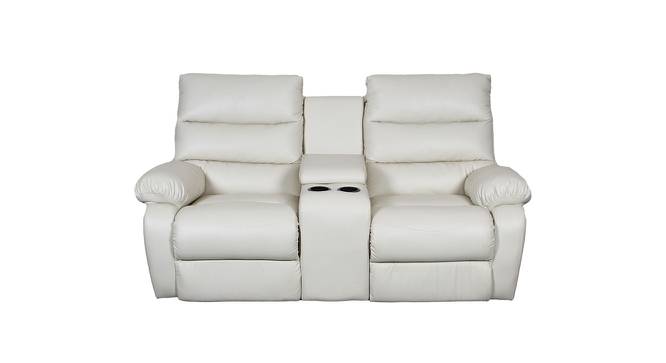 Naple Leatherette Manual Recliner 1 Seater Sofa In Cream (Cream, Two Seater) by Urban Ladder - Design 1 Side View - 779607