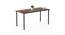 Gustowe Rectangular Engineered Wood Coffee Table in Wenge Finish (Matte Finish) by Urban Ladder - Front View Design 1 - 779791