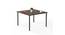Fring Square Engineered Wood Coffee Table in Wenge Finish (Matte Finish) by Urban Ladder - Front View Design 1 - 779792