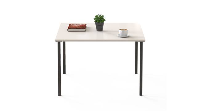 Fring Square Engineered Wood Coffee Table in White Finish (Matte Finish) by Urban Ladder - Design 1 Side View - 779800