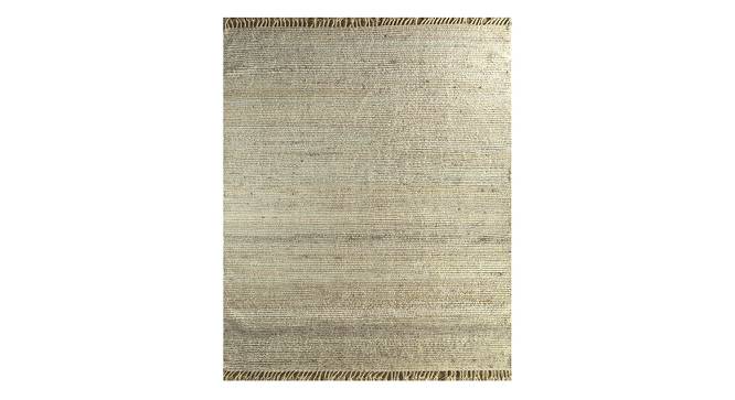 Modern Hand Knotted Solid Manifest Wool Natural White Area Rug carpet RUG1126339 (Natural White, 10 x 14 feet Carpet Size) by Urban Ladder - Front View Design 1 - 781787