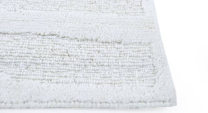 Modern Hand Knotted Oriental Zuri Wool Undyed White Area Rug carpet RUG1138048 (White, 3 x 10 Feet Carpet Size) by Urban Ladder - Design 1 Side View - 781825