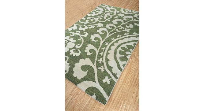 Forest Green Area Rug carpet RUG1133293 (Green, 8 x 10 Feet Carpet Size) by Urban Ladder - Cross View Design 1 - 782509