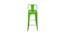 Benton Bar Chair for Home Bar Furniture Bar Stools Bar Chairs for Counter Powder Coated (Green) (Green Finish) by Urban Ladder - Front View Design 1 - 782926