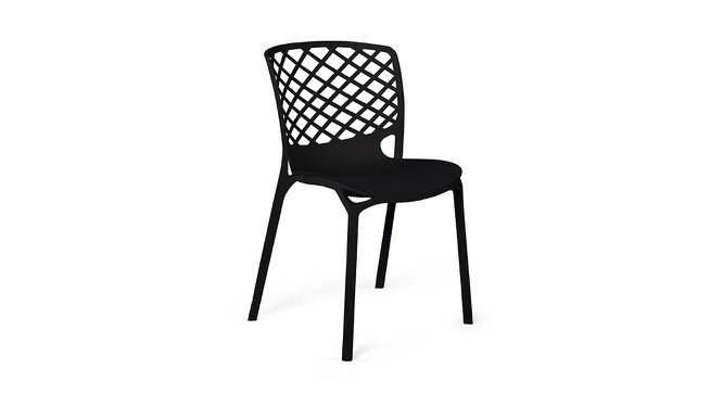 Ice Cafe Chair (Set of 2) in Yellow Colour (Black) by Urban Ladder - Front View Design 1 - 782931