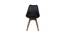 I Classic Zeta Iconic Chair (Set of 2) on White Colour (Black) by Urban Ladder - Design 1 Side View - 782947