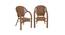Stalin Patio Table & Chair Set in Brown Colour (Brown, Brown Finish) by Urban Ladder - Design 1 Side View - 782954