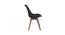 I Classic Zeta Iconic Chair (Set of 2) on White Colour (Black) by Urban Ladder - Ground View Design 1 - 782959