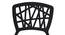 Plastic Cafeteria Chair (Black, Set of 2, Pre-assembled) (Black) by Urban Ladder - Rear View Design 1 - 782967