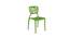 Ola Cafe Chair in White color (Green) by Urban Ladder - Front View Design 1 - 782998