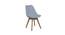 I Classic Zeta Iconic Chair (Set of 2) on White Colour (Grey) by Urban Ladder - Front View Design 1 - 783012