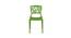 Ola Cafe Chair in White color (Green) by Urban Ladder - Design 1 Side View - 783020