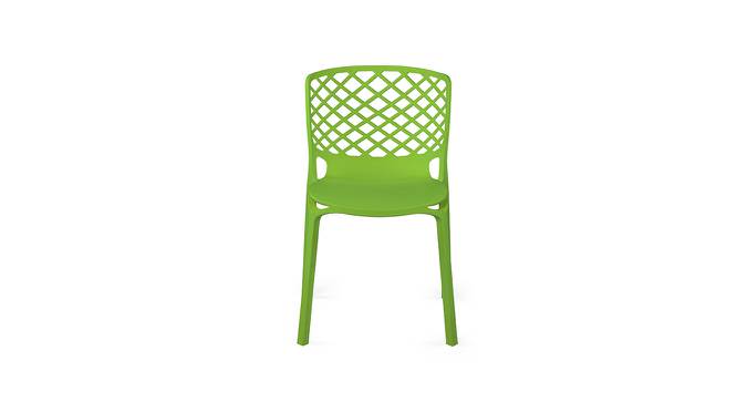 Ice Cafe Chair (Set of 2) in Yellow Colour (Green) by Urban Ladder - Design 1 Side View - 783024