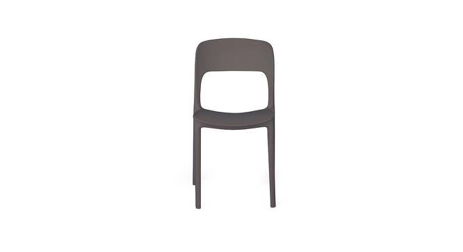 Fashion Cafe Chair in Grey color (Grey) by Urban Ladder - Design 1 Side View - 783026