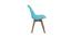 I Classic Zeta Iconic Chair (Set of 2) on White Colour (Light Blue) by Urban Ladder - Ground View Design 1 - 783047
