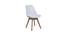 I Classic Zeta Iconic Chair (Set of 2) on White Colour (White) by Urban Ladder - Front View Design 1 - 783105