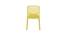 Ice Cafe Chair (Set of 2) in Yellow Colour (Yellow) by Urban Ladder - Design 1 Side View - 783119