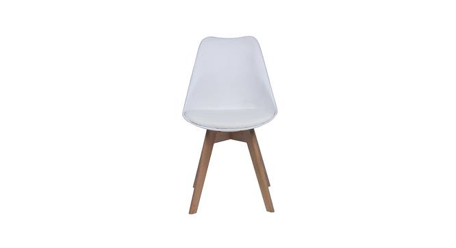 I Classic Zeta Iconic Chair (Set of 2) on White Colour (White) by Urban Ladder - Design 1 Side View - 783125