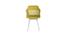 Rosete Iconic Chair (Set of 2) in Yellow Colour (Yellow) by Urban Ladder - Design 1 Side View - 783126