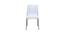 Cafeteria Plastic Cafe Chair (Set of 2) in White Colour (White) by Urban Ladder - Design 1 Side View - 783130