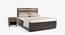 Raas King Hydraulic Bed (King Bed Size, Natural Finish) by Urban Ladder - Front View Design 1 - 783252