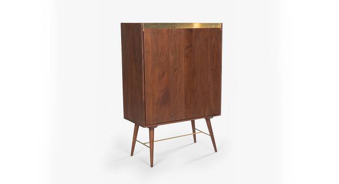 Scandi Bar Unit (Autumn Brown Finish) by Urban Ladder - Front View Design 1 - 783266