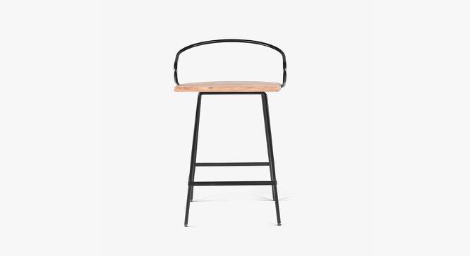 Yoho Upholstered Bar Chair (Natural Finish) by Urban Ladder - Front View Design 1 - 783269