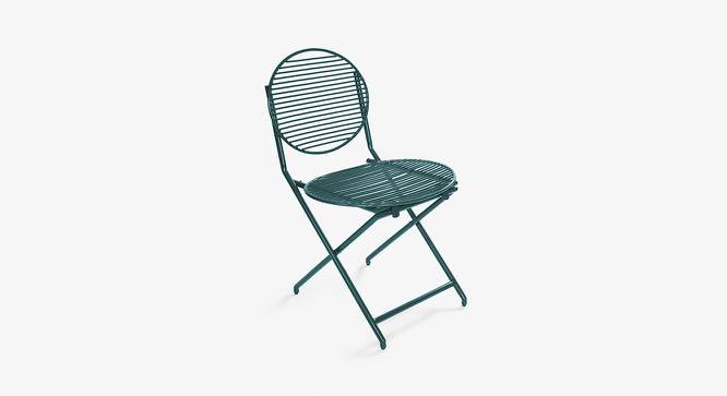 Patio Off White Folding Chair (Green) by Urban Ladder - Front View Design 1 - 783391