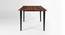 Metric Dining Table 6 Seater (Natural Finish) by Urban Ladder - Ground View Design 1 - 783445
