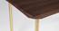 Barcelona Dining Table 6 Seater (American Walnut Finish) by Urban Ladder - Ground View Design 1 - 783446